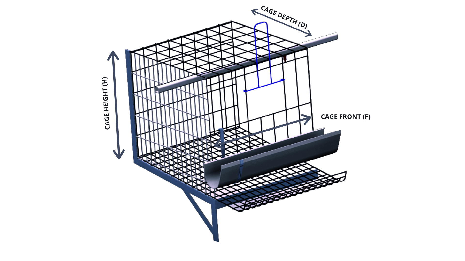 typical layer cage design